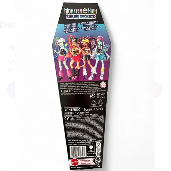 Monster High Ghoulia Yelps G3 Buried Secrets Courtside Fang-Out - Picture 5 of 6